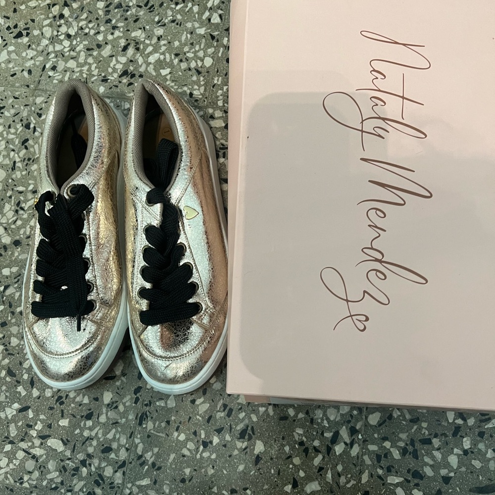 Gold Sneakers